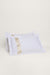 Simar Embroidered Pillowcases - Classic White & Gold