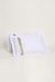 Raha Embroidered Pillowcases - Classic White & Green