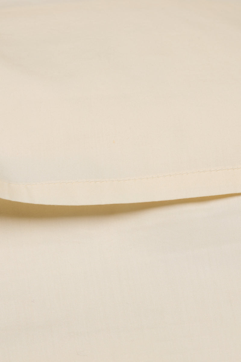 Percale Organic Cotton Pillowcases - Classic Cream