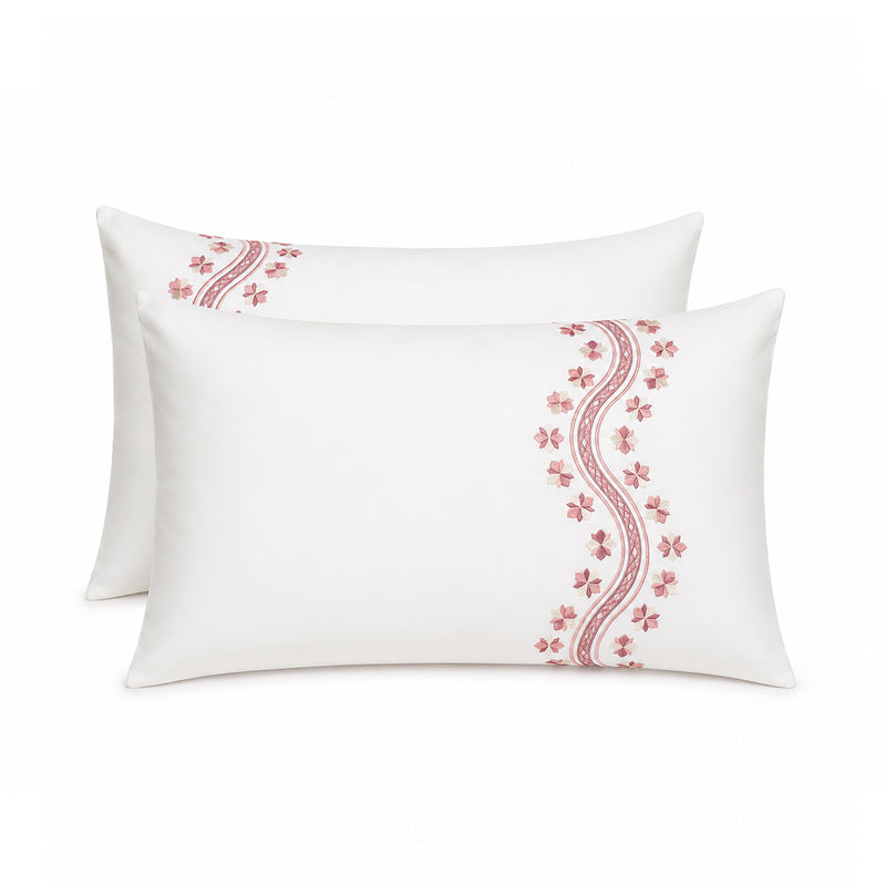 Bloom Embroidered Super King Pillowcases