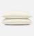 Percale Organic Cotton Pillowcases - Iridescent Ivory