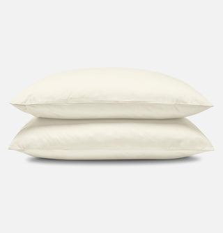 Sateen Organic Cotton Pillowcases - Iridescent Ivory