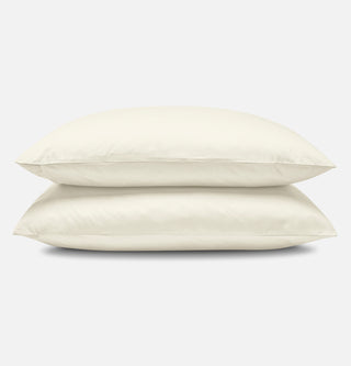 Iridescent ivory pillowcases