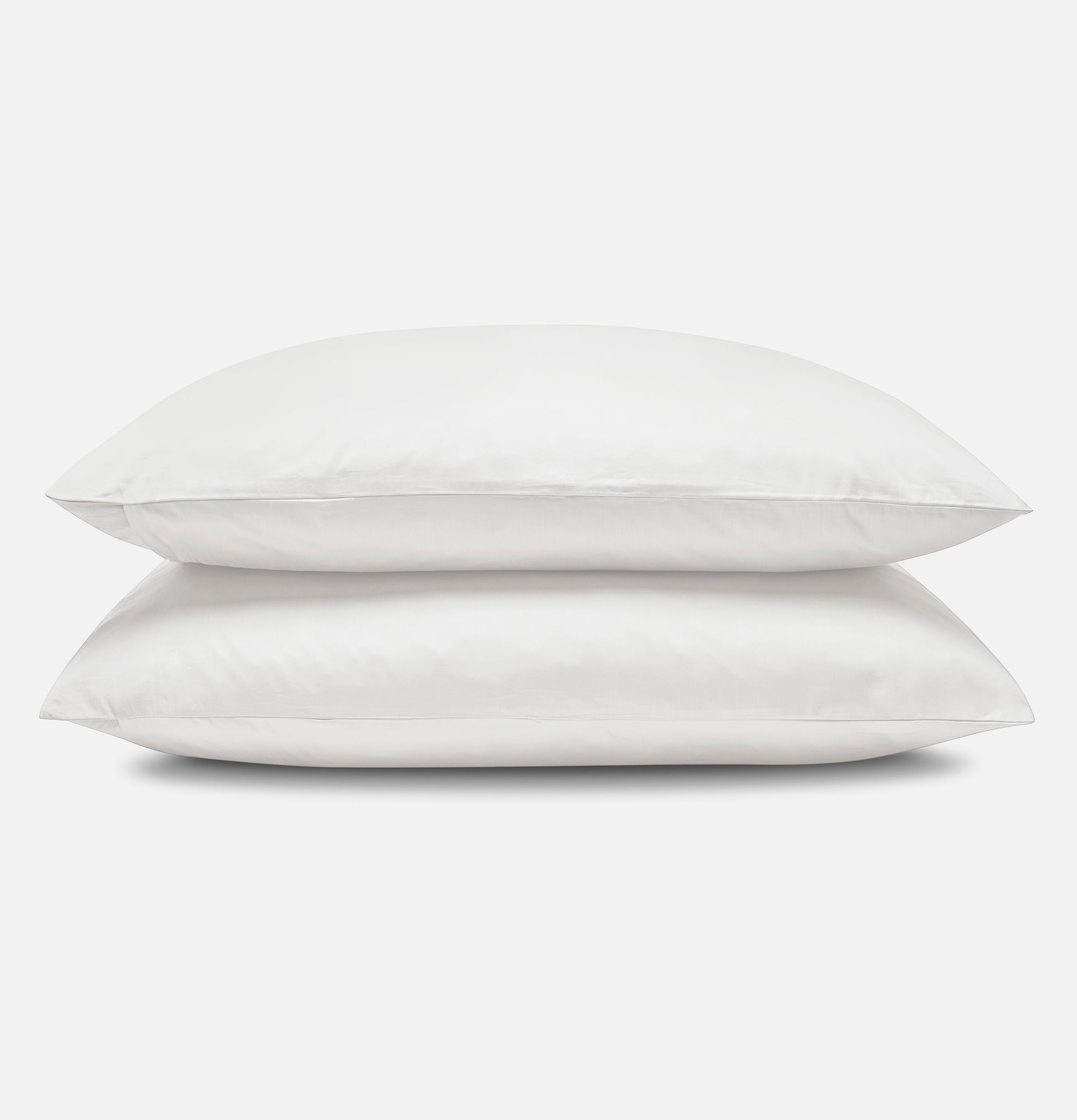 Sateen Organic Cotton Pillowcases - Midwinter White