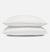 Percale Organic Cotton Pillowcases - Midwinter White