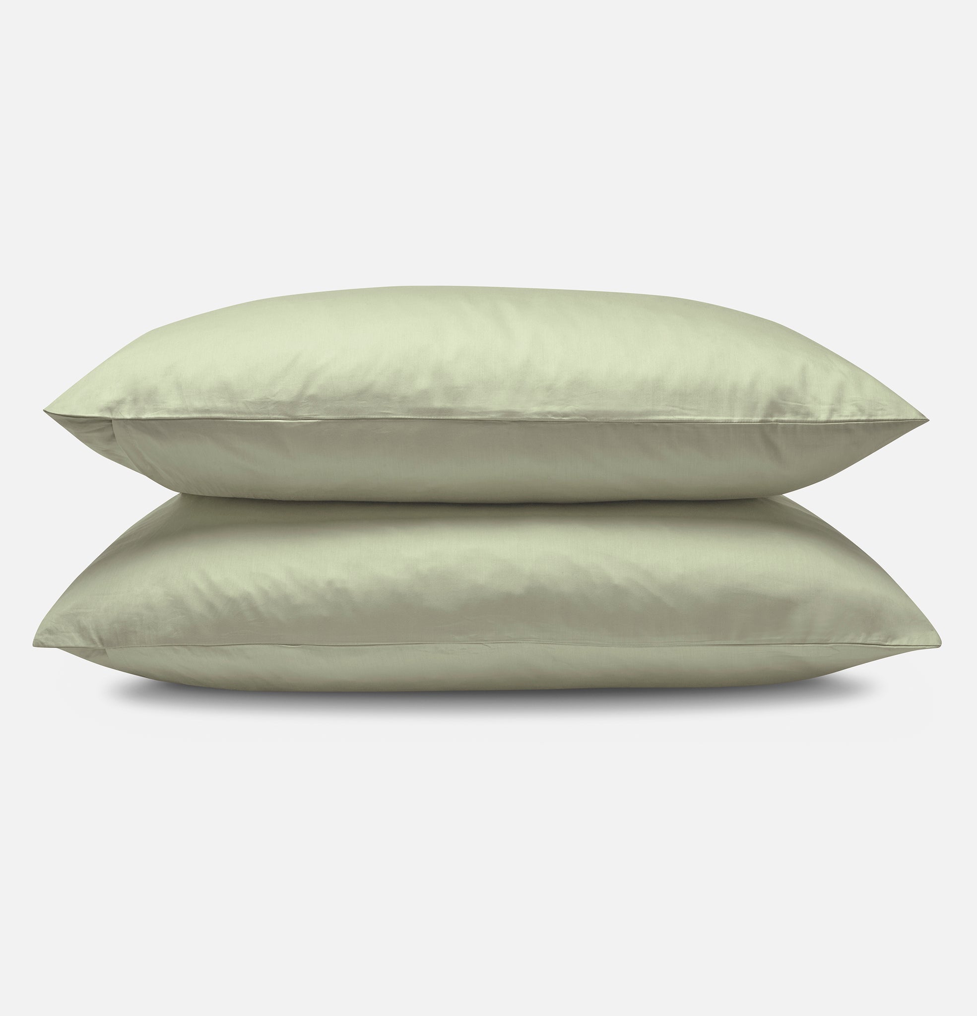 Solstice green pillowcases