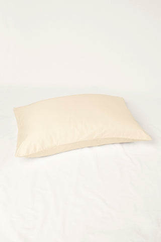 Sateen Organic Cotton Pillowcases - Classic Cream