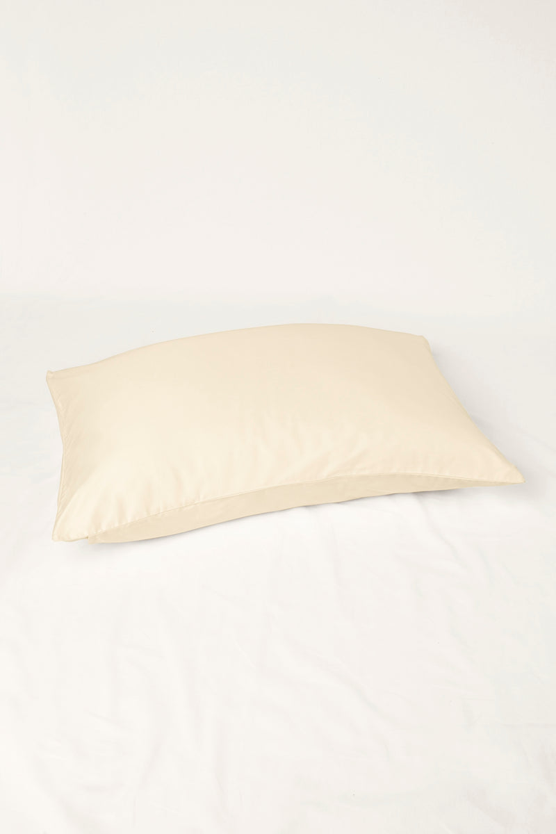 Percale Organic Cotton Pillowcases - Classic Cream