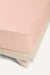 Percale Organic Cotton Fitted Sheet - Midsummer Pink