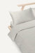 Sateen Organic Cotton Pillowcases - Equinox Silver