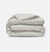 Percale Organic Cotton Duvet Cover - Equinox Silver