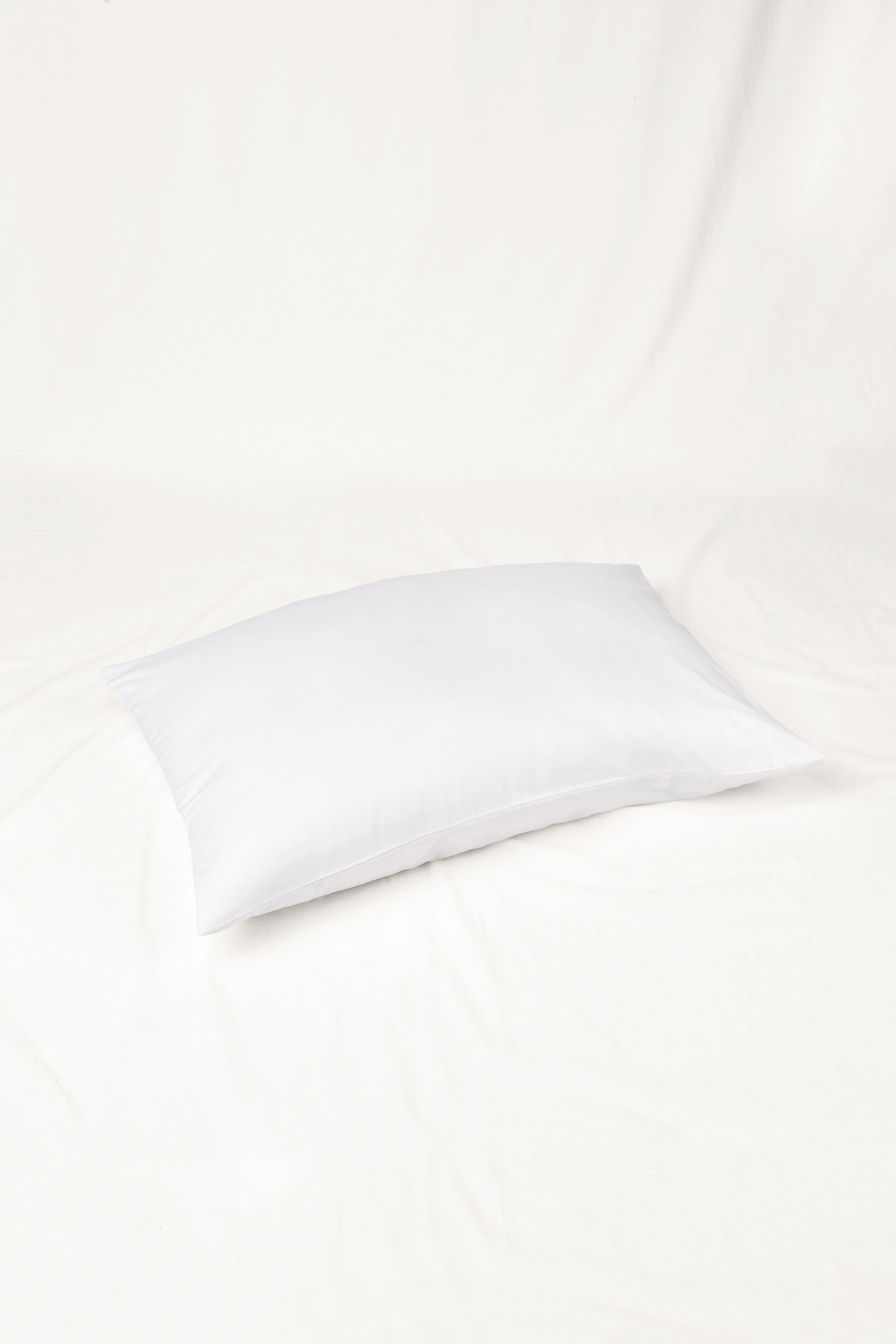 Sateen Organic Cotton Pillowcases - Midwinter White