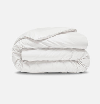 Sateen Organic Cotton Duvet Cover - Midwinter White