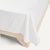 Percale Organic Cotton Flat Sheet - Midwinter White