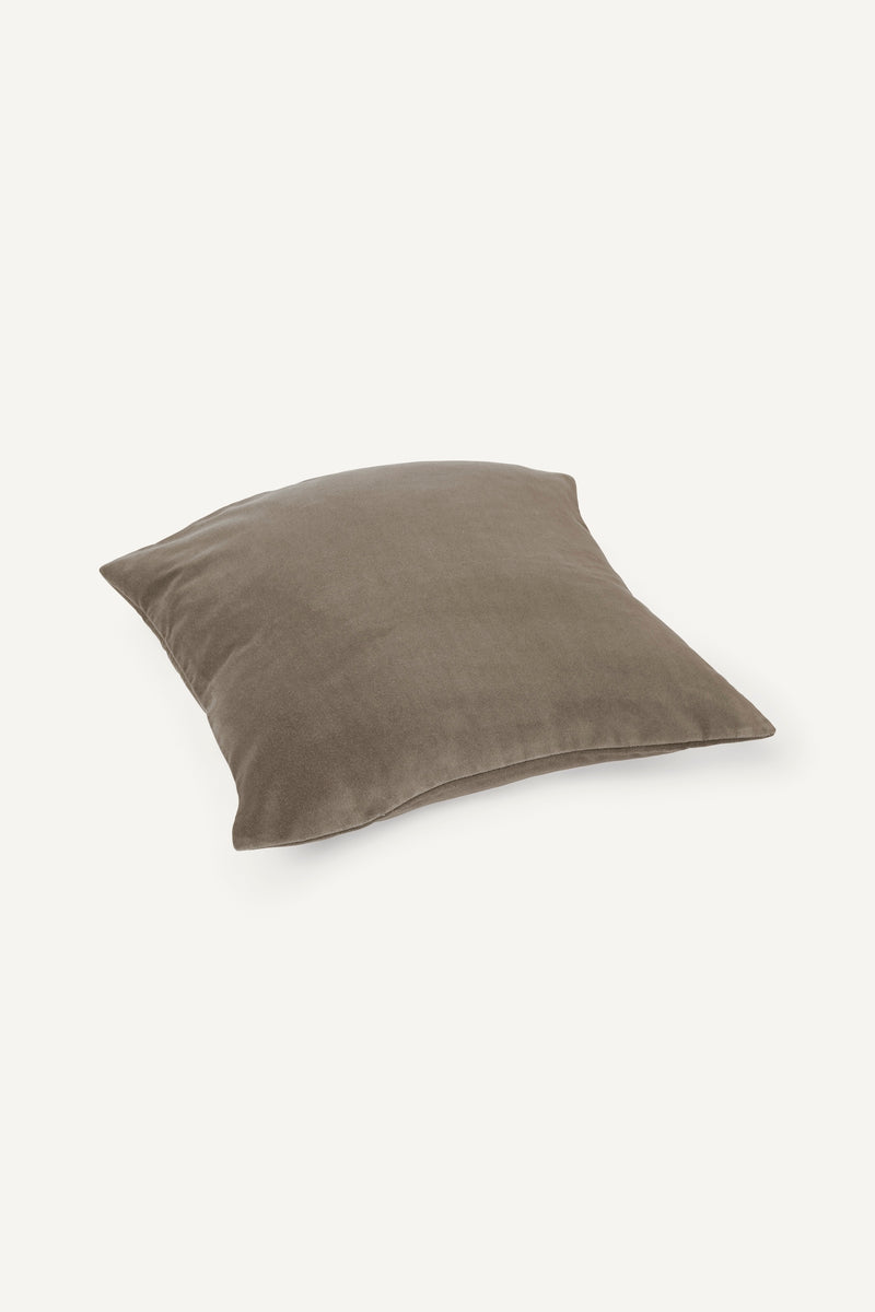 Essential Velvet Cushion Cover - Harvest Taupe