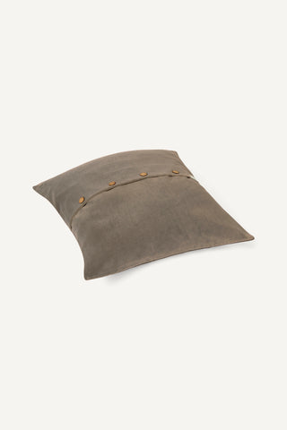 Essential Velvet Cushion Cover - Harvest Taupe