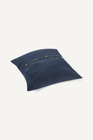 Essential Velvet Cushion Cover - Storm Navy