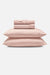 Sateen Organic Cotton Sheet Set - Midsummer Pink