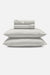 Percale Organic Cotton Sheet Set - Equinox Silver