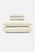 Percale Organic Cotton Sheet Set - Iridescent Ivory