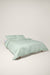 Sateen Organic Cotton Duvet Cover - Spring Blue