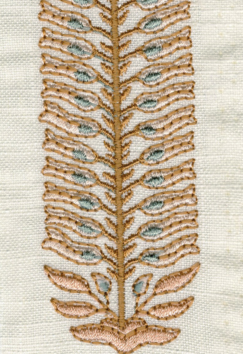 Jasmine Stripe - Terracotta Swatch