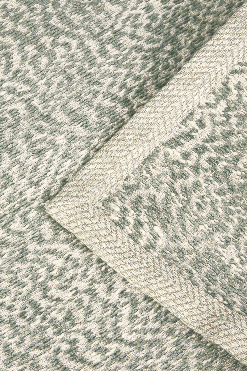 Sawan Jacquard Throw - Leaf Green