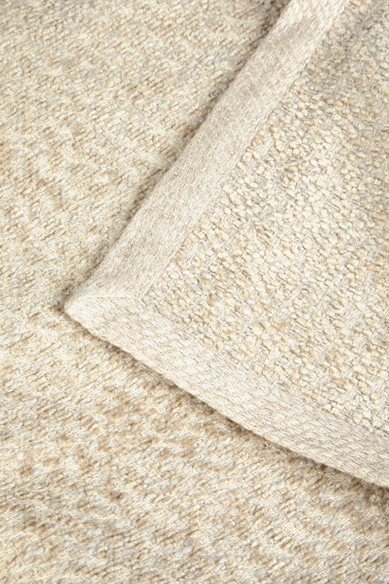 Sawan Jacquard Throw - Fresh Beige