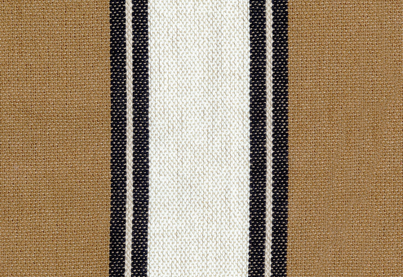 Jaipur Stripe - Walnut/Ivory Swatch