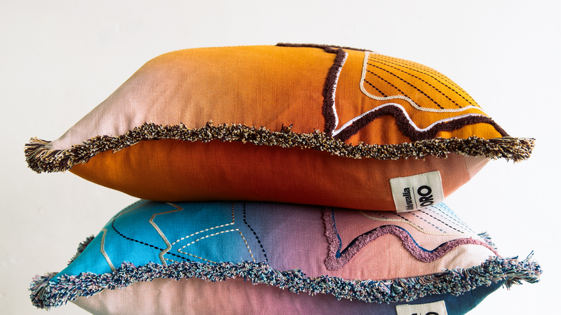ombre cushion covers